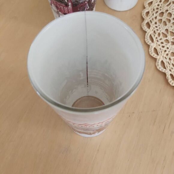 Vintage Budweiser Clydesdale frosted glasses set of 4 - Picture 9 of 14